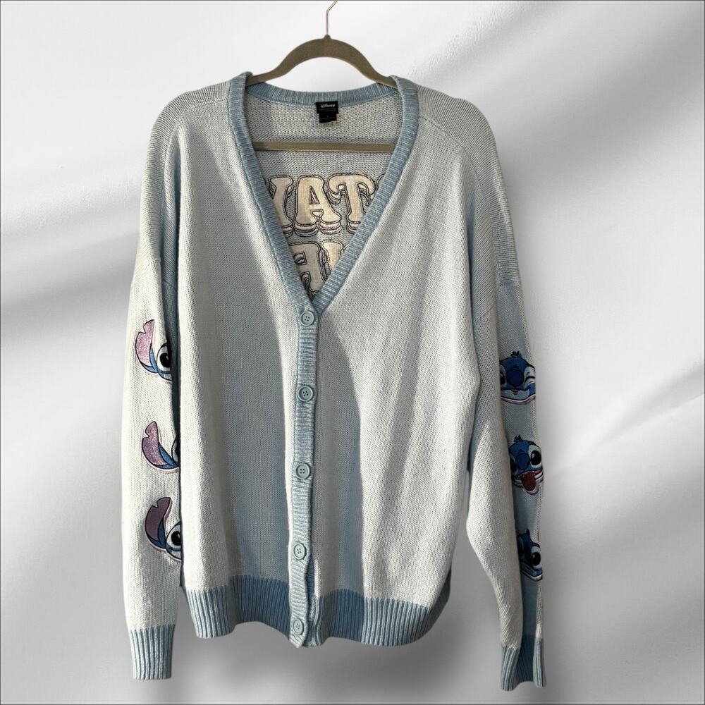 Hot Topic Disney Her Universe Stay Weird Lilo & Stitch Skimmer Slouchy Cardigan